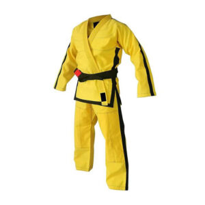 Karate Uniform Gi for Men and Women with Jacket, Pants, and White Belt for Martial Arts Training