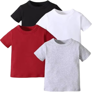 Children’s Summer T-shirts, Cotton Short-sleeved