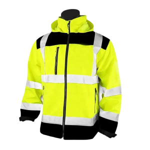 Waterproof Lightweight SoftShell Reflective Construction Safety Jacket